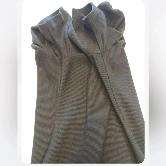 Club Monaco  Black Square Neck Short Sleeve Mini Dress Size Medium - Picture 6 of 9